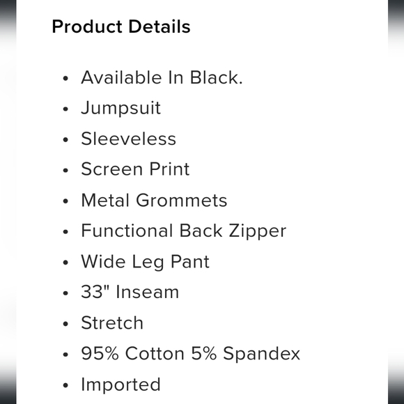 New York Graphic Black Sleeveless Jumpsuit Plus Size 3x Never Worn - Picture 8 of 8